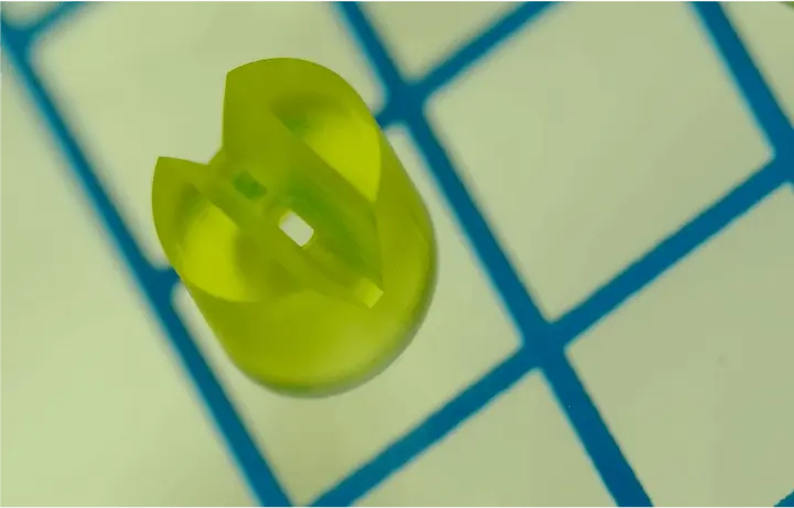micro 3D printed nozzle